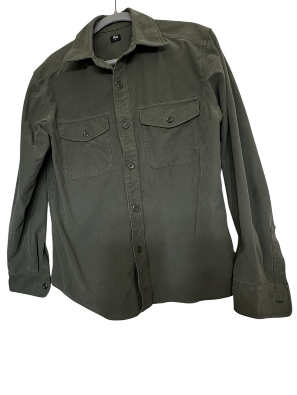 Uniqlo Olive Green Military Shirt Jacket Men’s Small